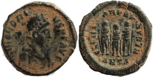 Honorius - GLORIA ROMANORVM - RIC X Antioch 153